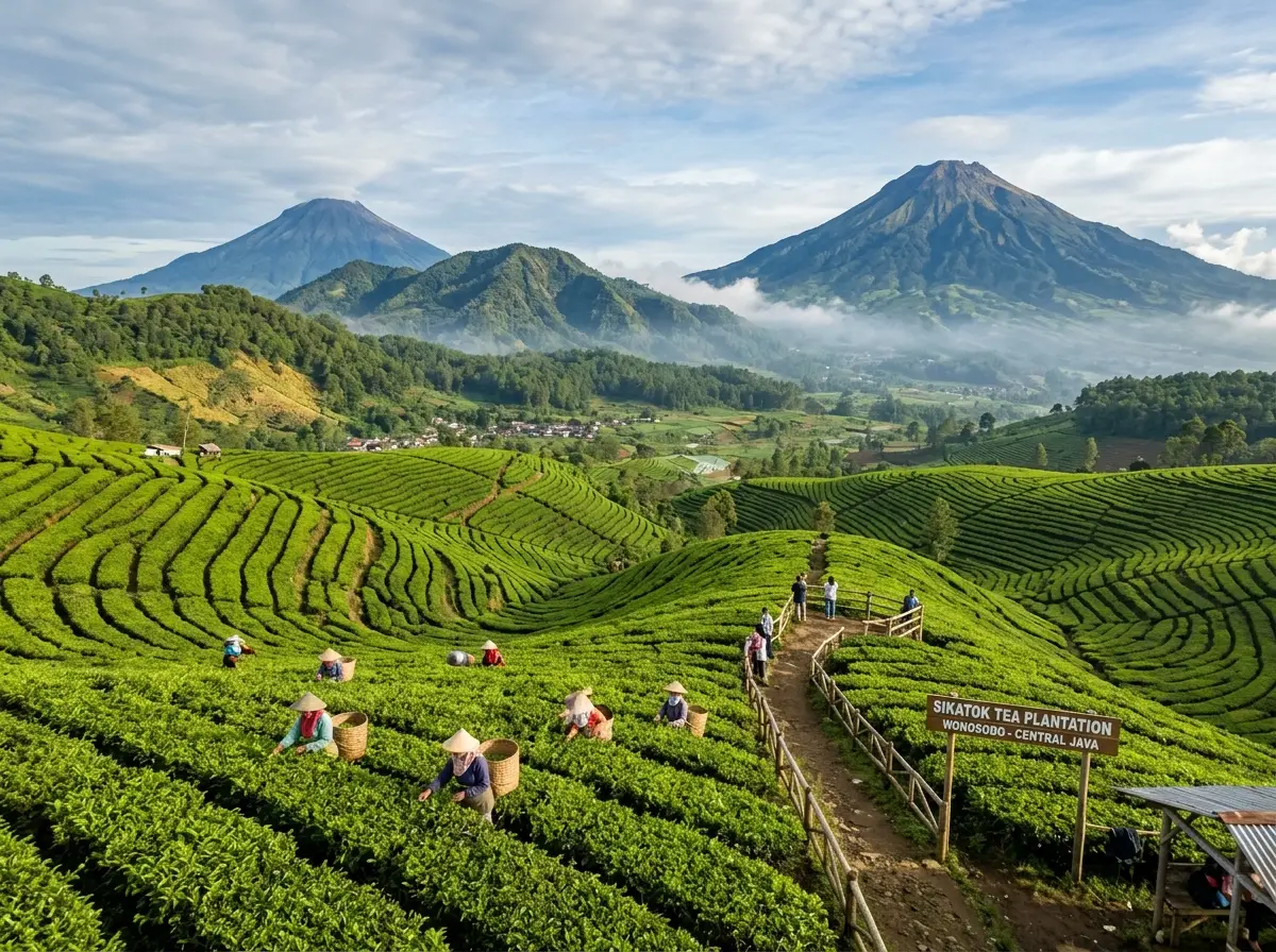 Kebun Teh Sikatok Wonosobo