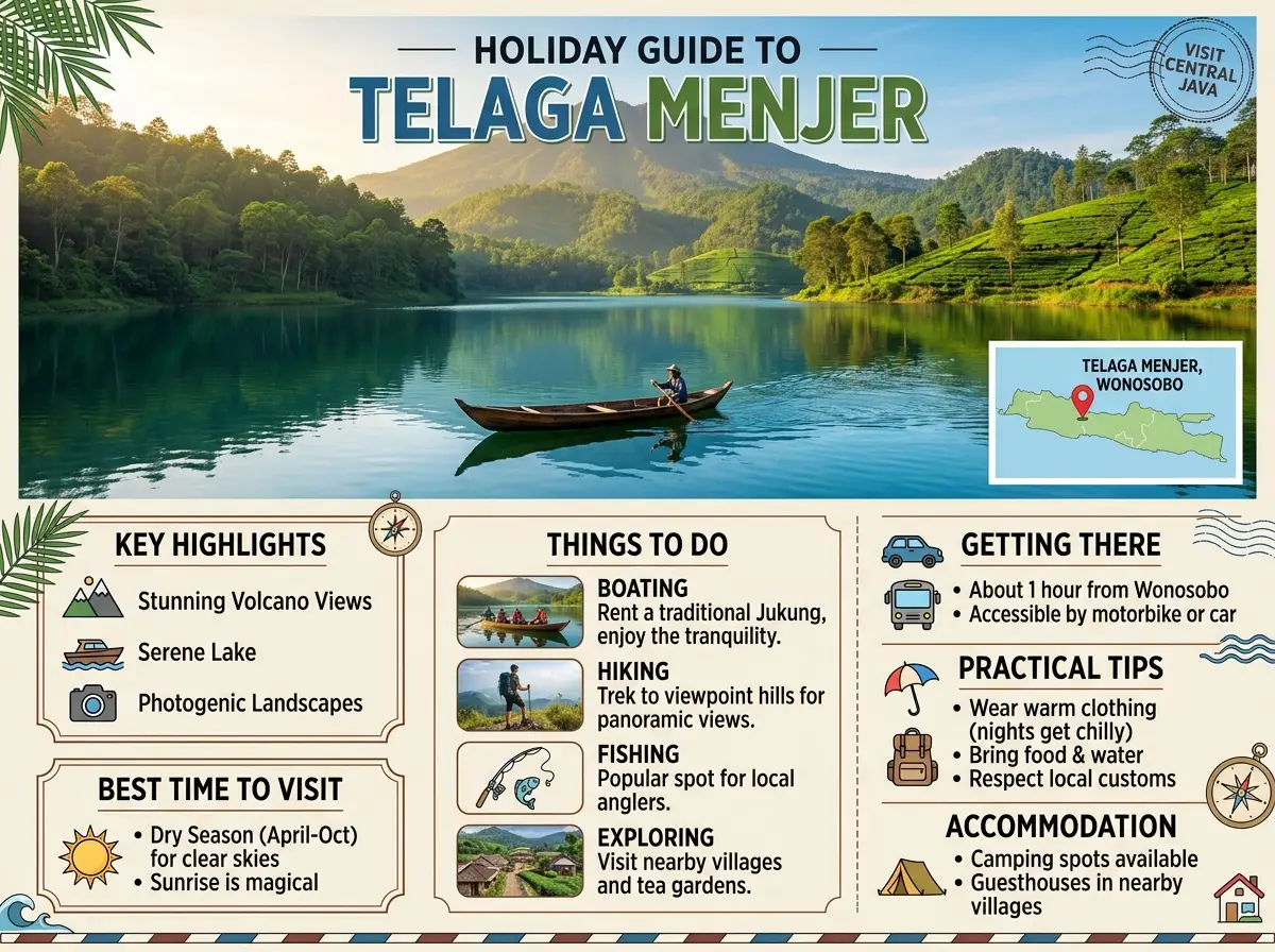 Wisata Telaga Menjer Wonosobo